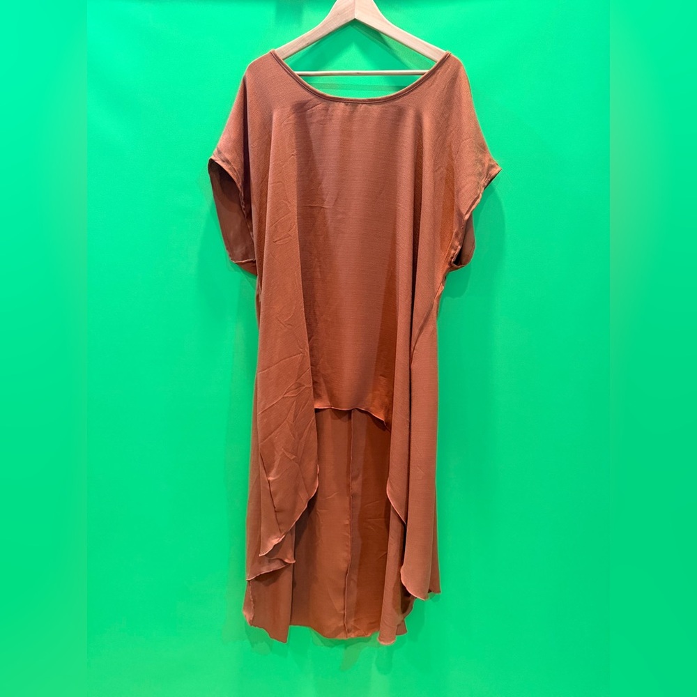 Cha Cha Vente High Low Brown Dress